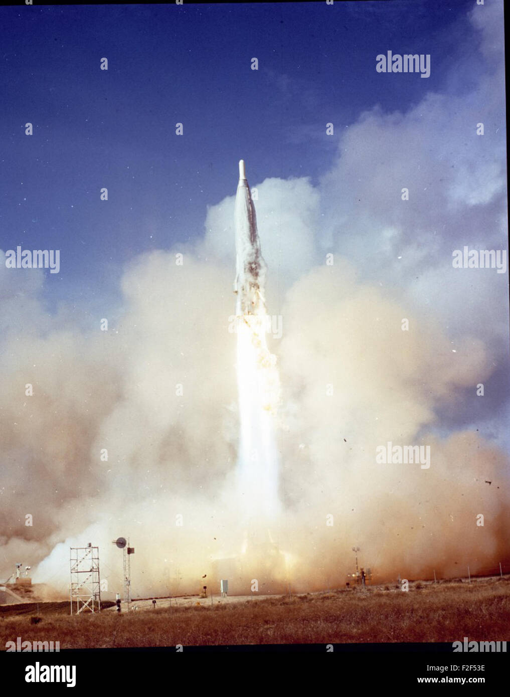 Atlas 13F, an SM-65 Atlas Intercontinental Ballistic Missile (ICBM ...