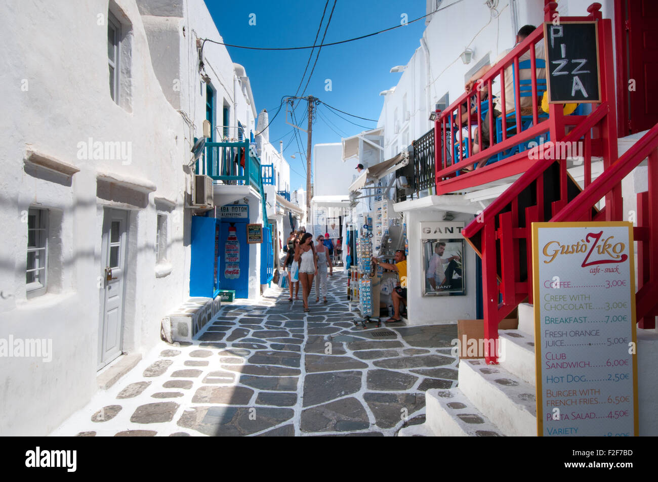 Mykonos Shopping Street High Resolution Stock Photography and Images - Alamy