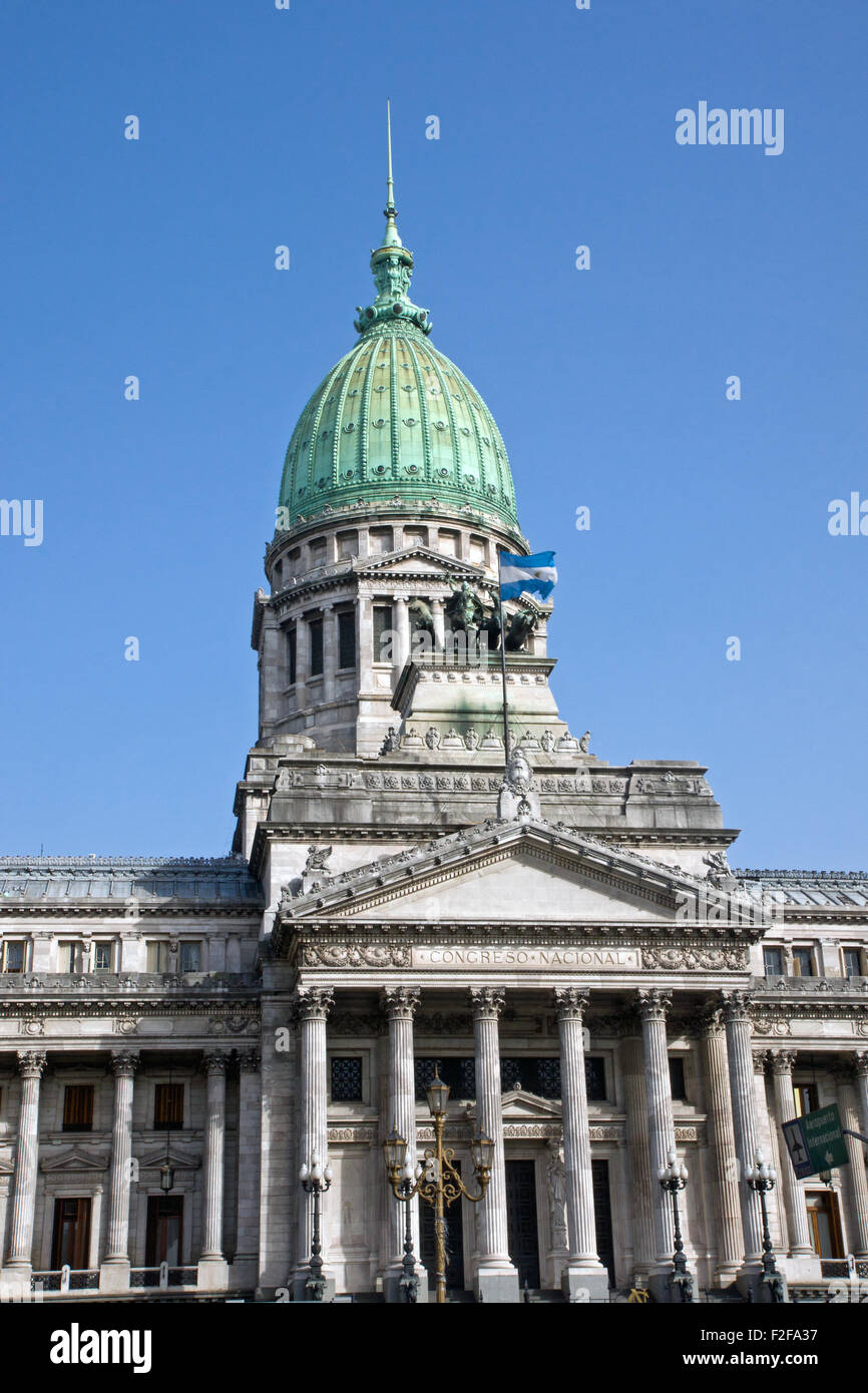 The Congress Palace in Buenos Aires, Argentina Stock Photo