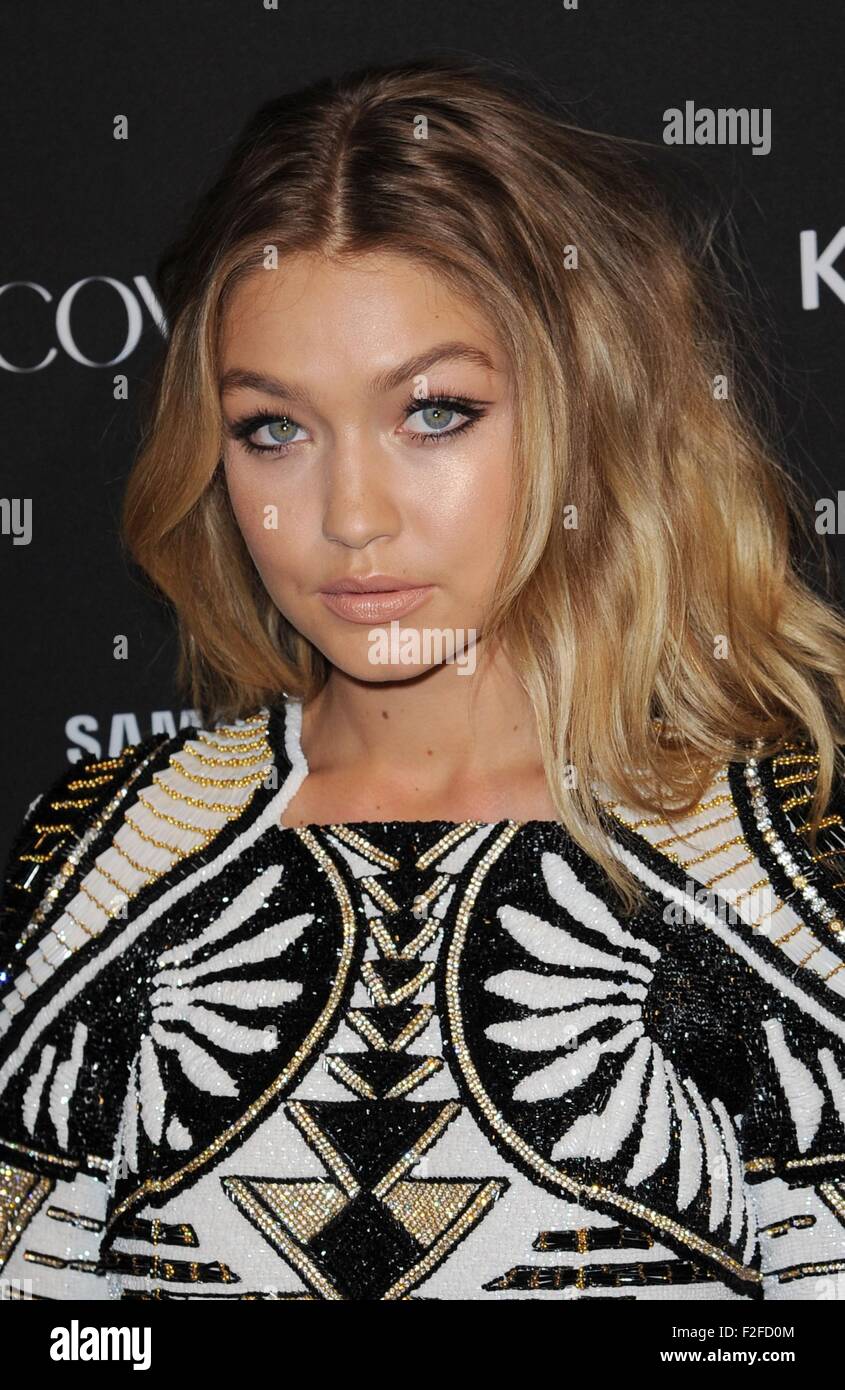 Gigi Hadid At Arrivals For Harpers Bazaar September Icons