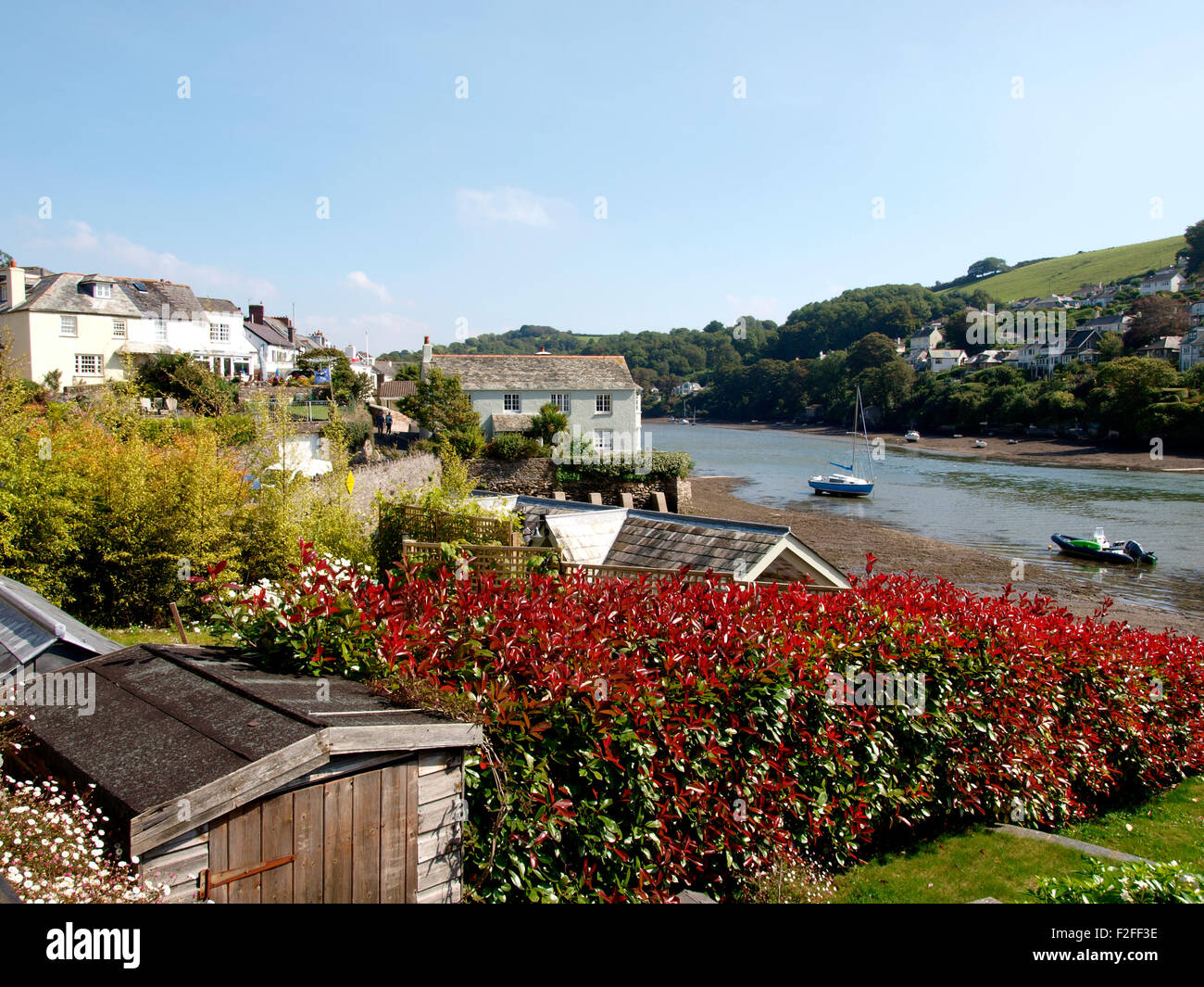 Newton Ferrers and the River Yealm, Devon, UK Stock Photo