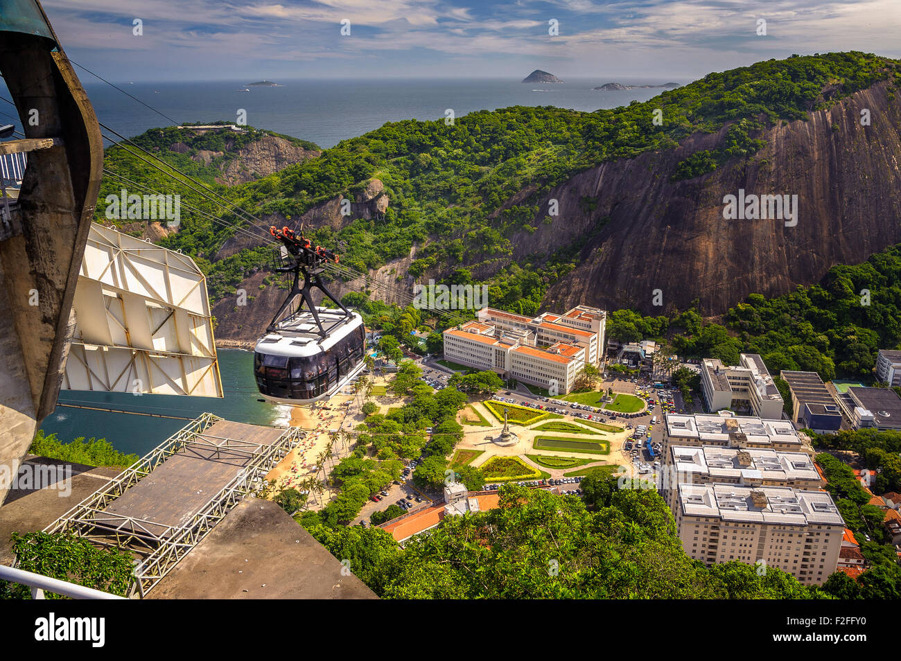 Aerial View of Urca Neighborhood in the City of Rio de Janeiro, Brazil  Stock Photo - Alamy