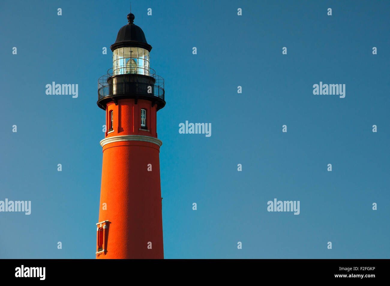 Ponce de Leon Inlet Lighthouse And Museum, Daytona Beach, Florida, USA Stock Photo