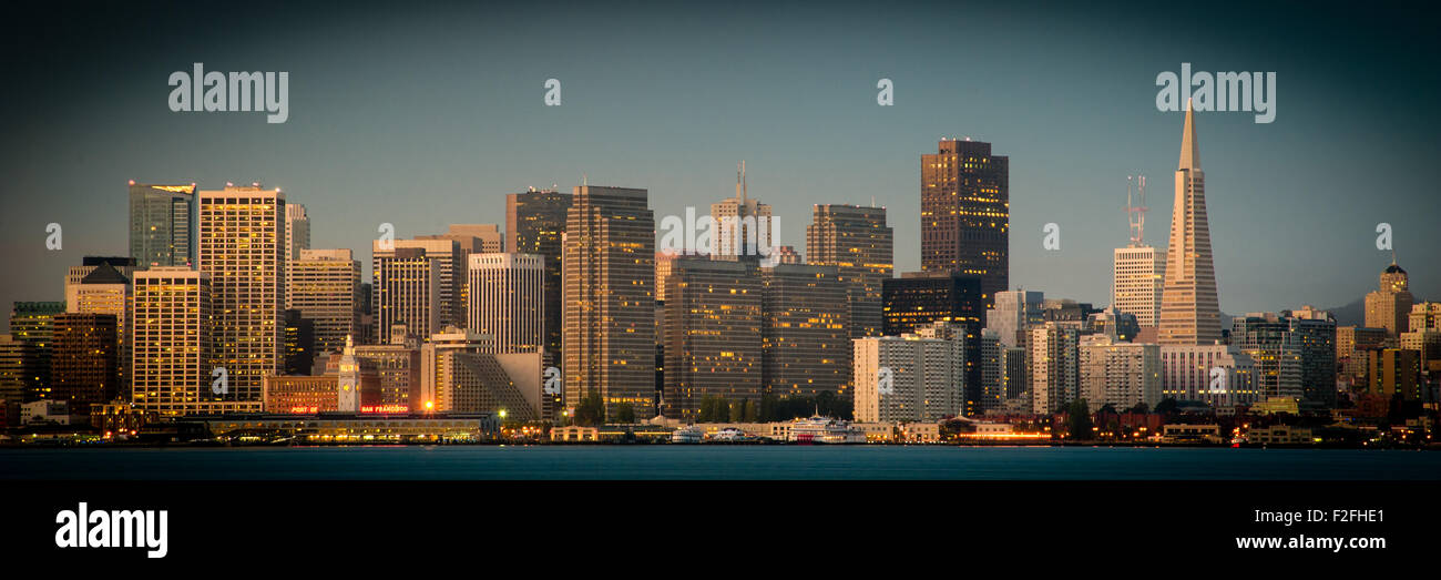 Buildings in a city at the waterfront, San Francisco, California, USA Stock Photo