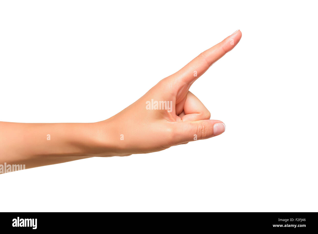 Finger sign number one Cut Out Stock Images & Pictures - Alamy