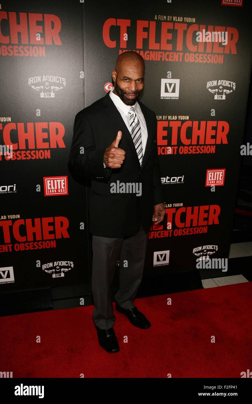 Las Vegas, NV, USA. 17th Sep, 2015. CT Fletcher at arrivals for &lsquo;CT