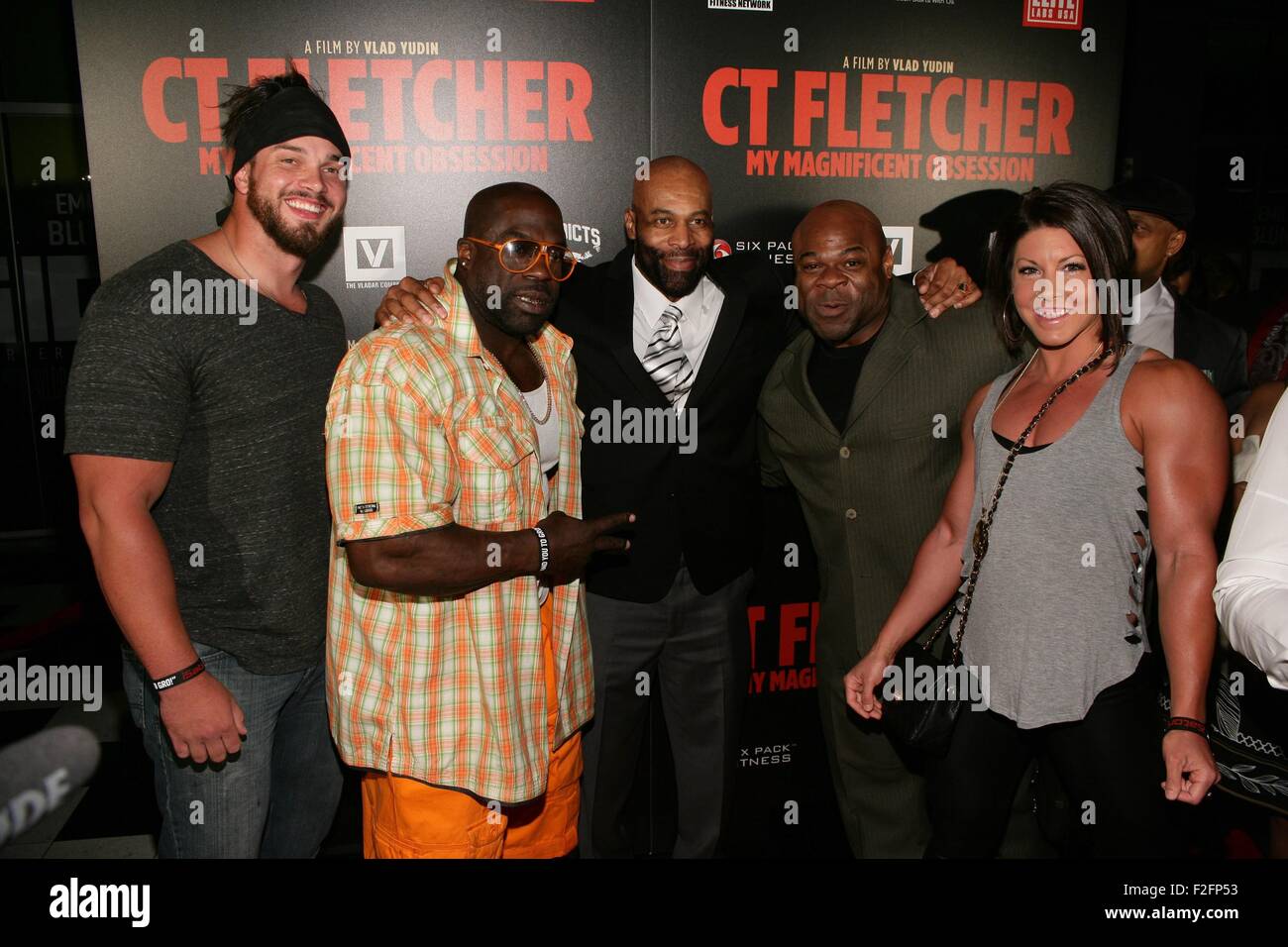 Las Vegas, NV, USA. 17th Sep, 2015. Rob Bailey, Kali Muscle, CT Fletcher,  Kai Greene, Dana Linn Bailey at arrivals for 'CT Fletcher: My Magnificent  Obsession' Screening, Brenden Theatres at Palms Casino
