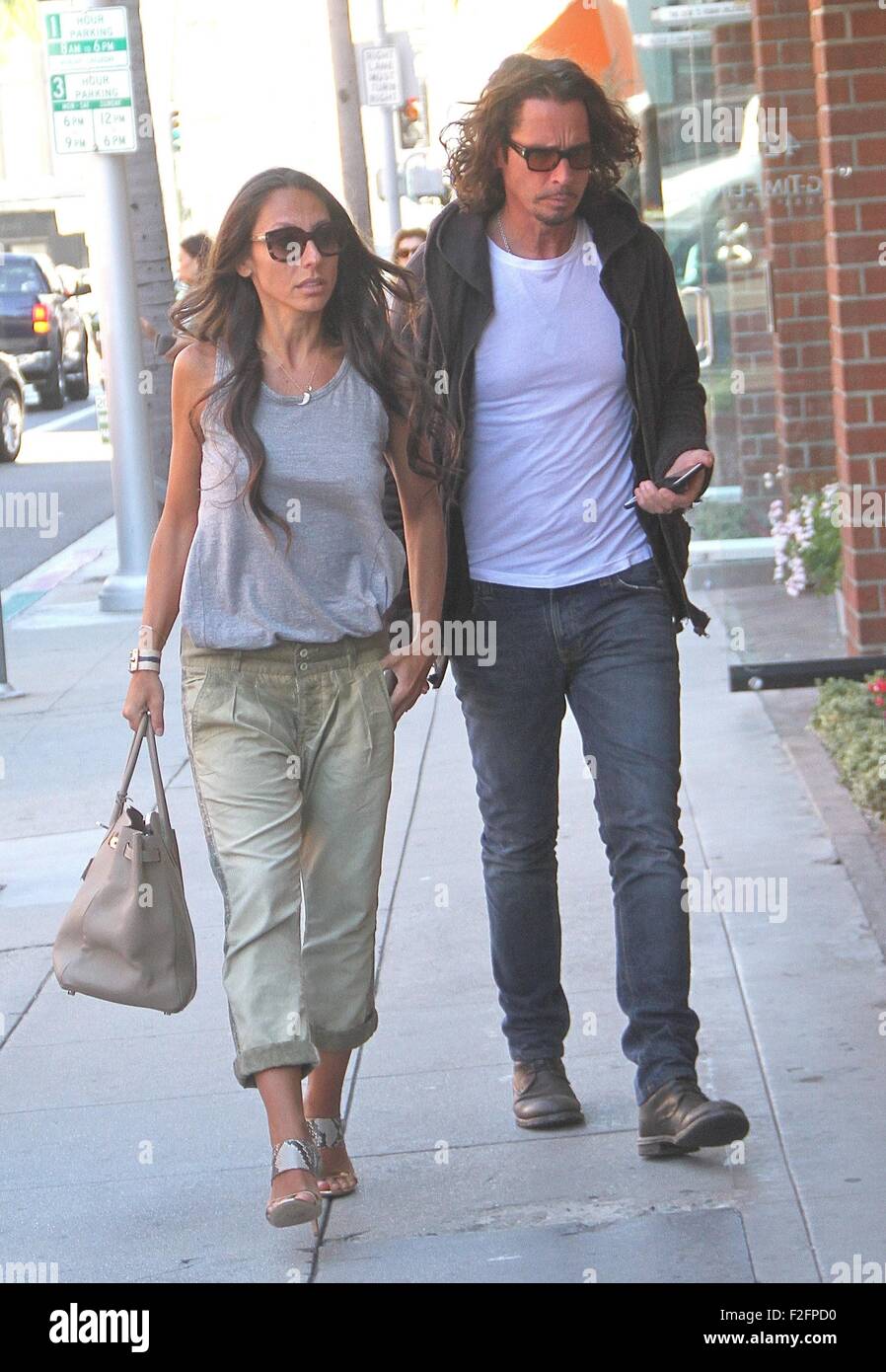 Chris cornell wife vicky karayiannis hi-res stock photography and images -  Alamy