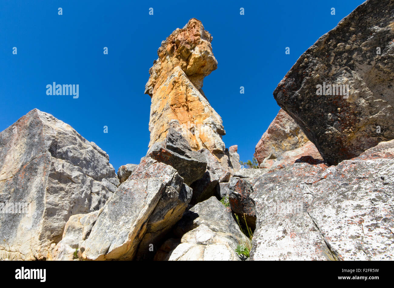 The Maltese cross rock formation in the Cederberg, South Africa Stock Photo