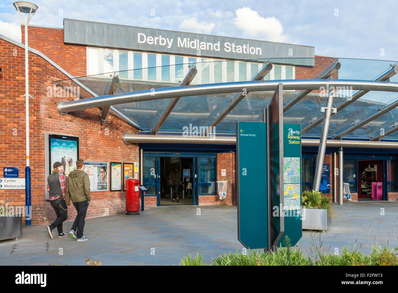 Derby Midland Station, Derby, England, UK Stock Photo