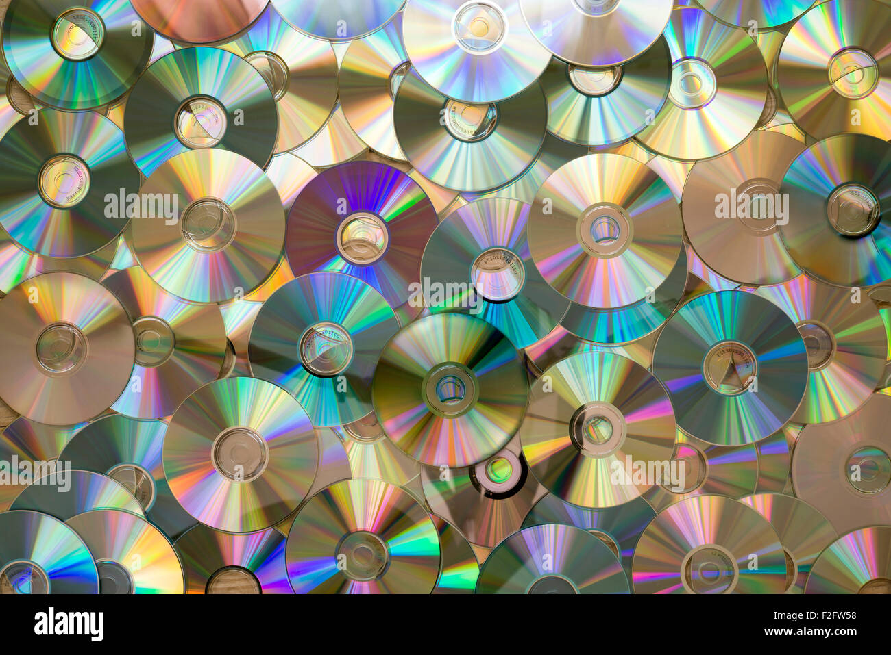 Background - CD-DVD Stock Photo