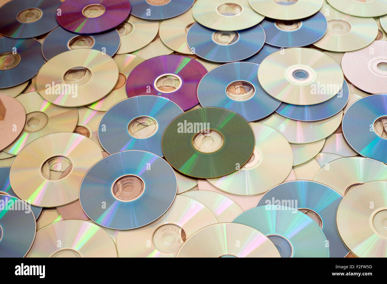 Background - CD-DVD Stock Photo