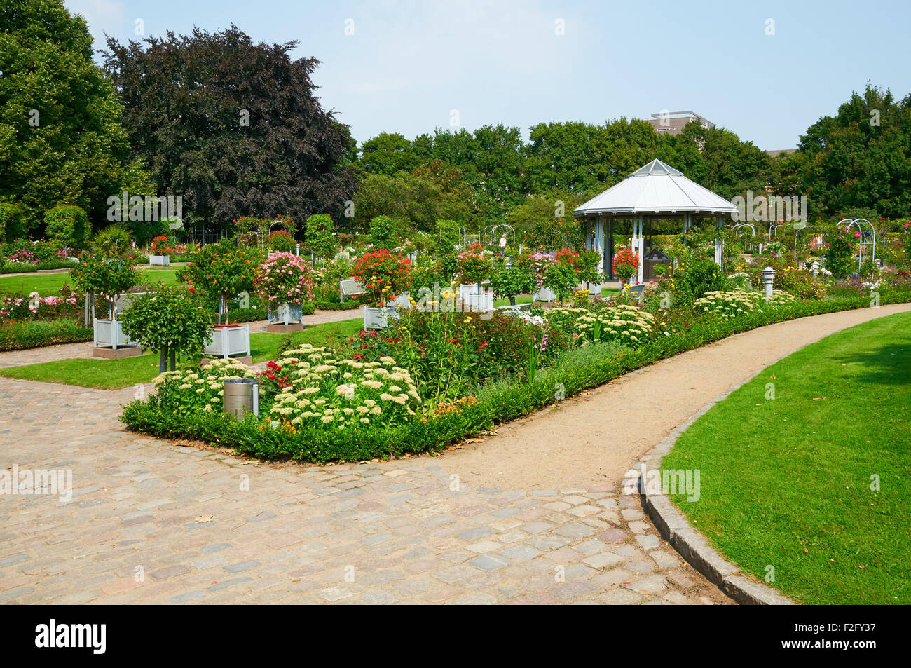 Germany, Hamburg, park Planten un Blomen at a winter morning Stock Photo -  Alamy