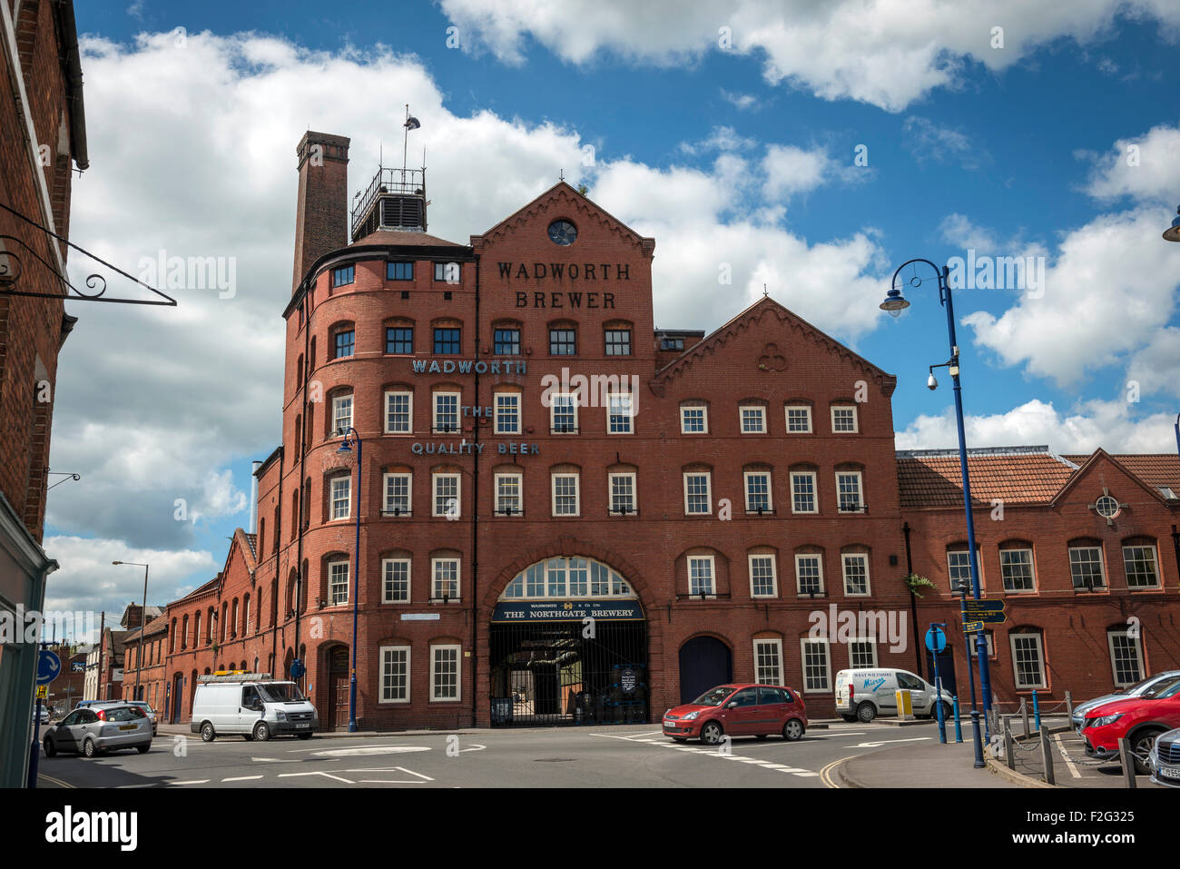 The Wadworth Brewery in Devizes, Wiltshire, UK Stock Photo