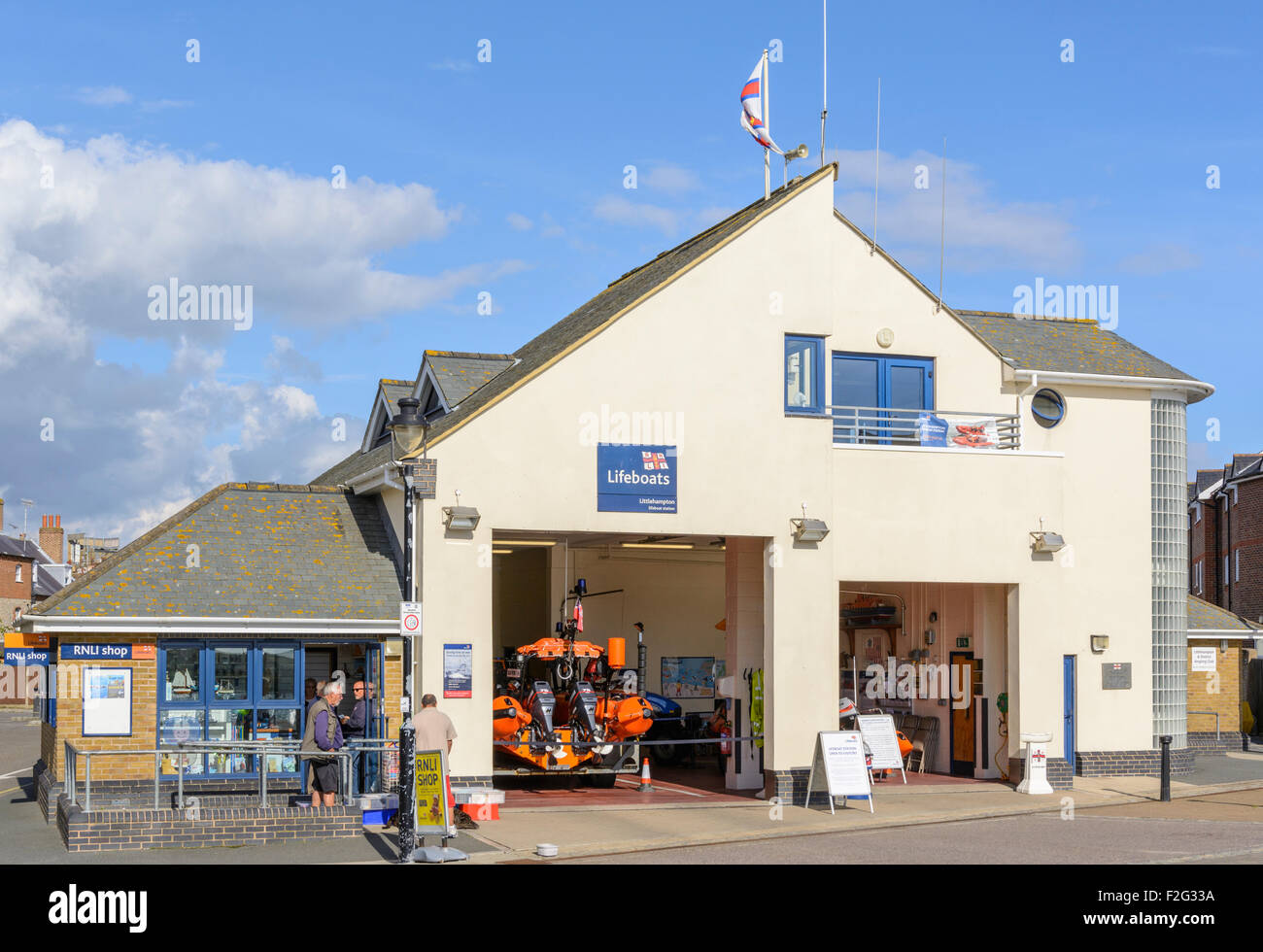 RNLI Lifeboat Station in Littlehampton, West Sussex, England, UK. Stock Photo