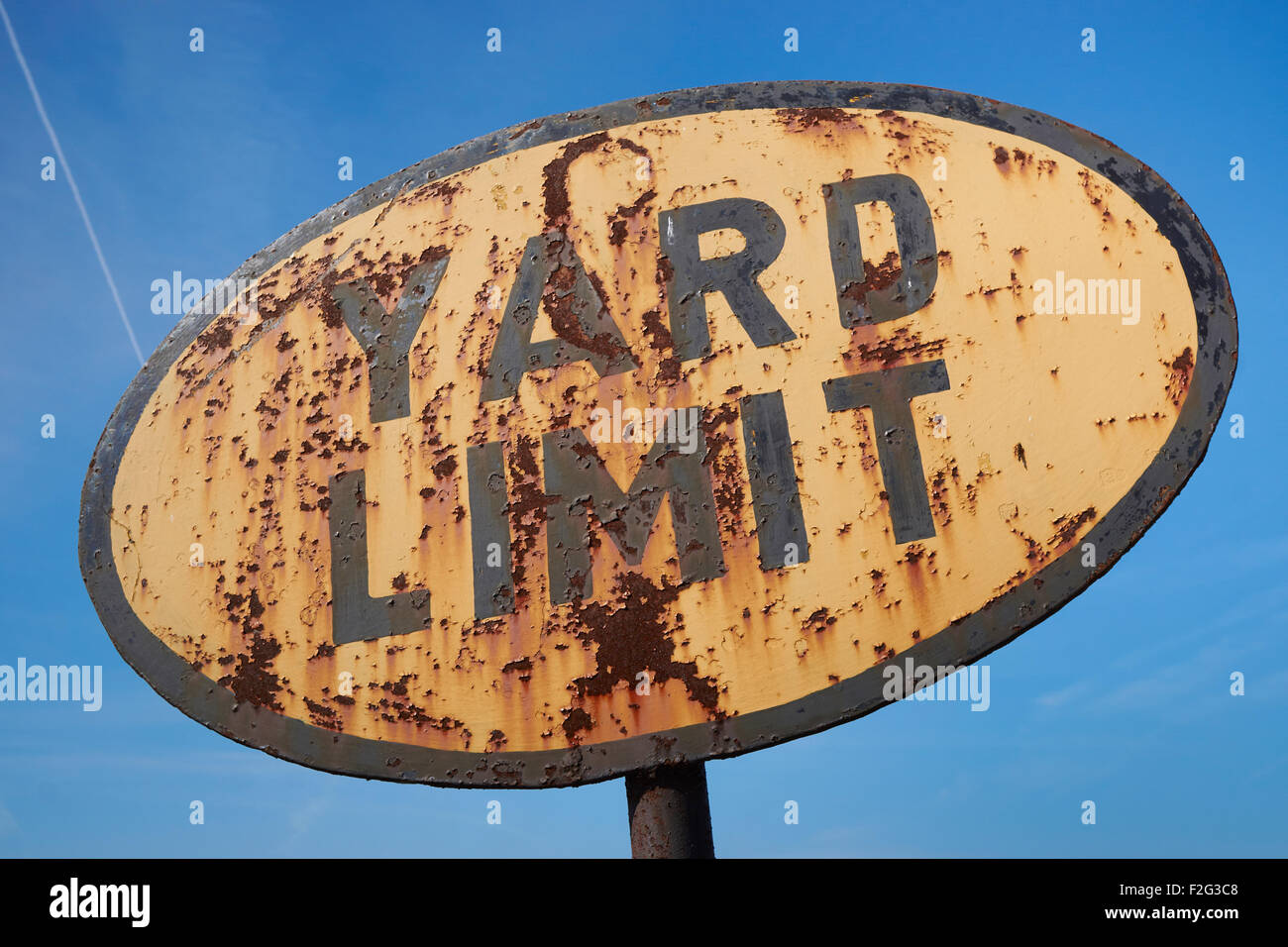 Yard Limit Sign, Strassburg Railroad,Strassburg, Pennsylvania, USA