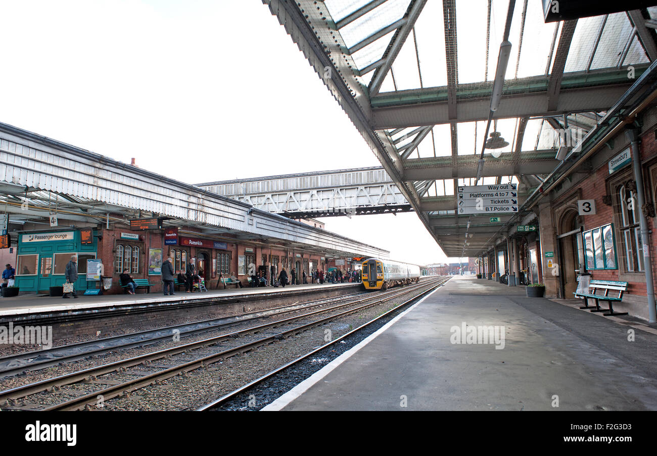 Shrewsbury Railway Station Stock Photo