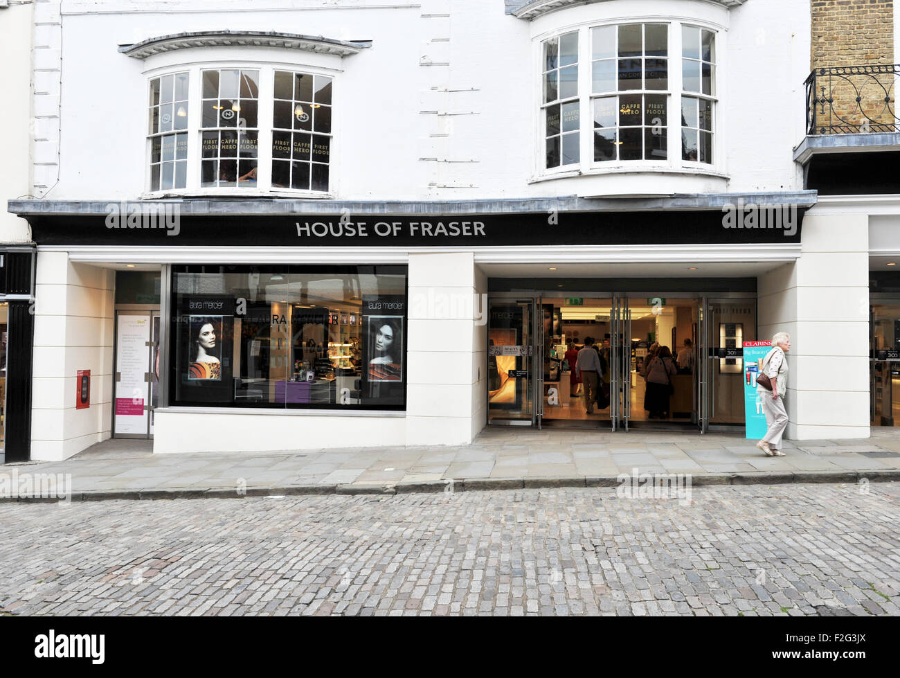 Guildford Surrey UK - House of Fraser department store in The High Street Stock Photo