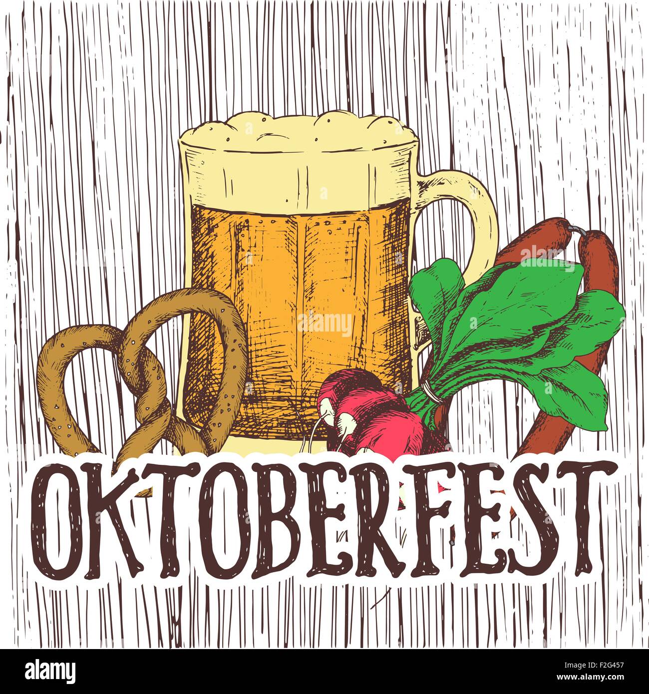 Oktoberfest vector illustration Stock Vector Image & Art - Alamy