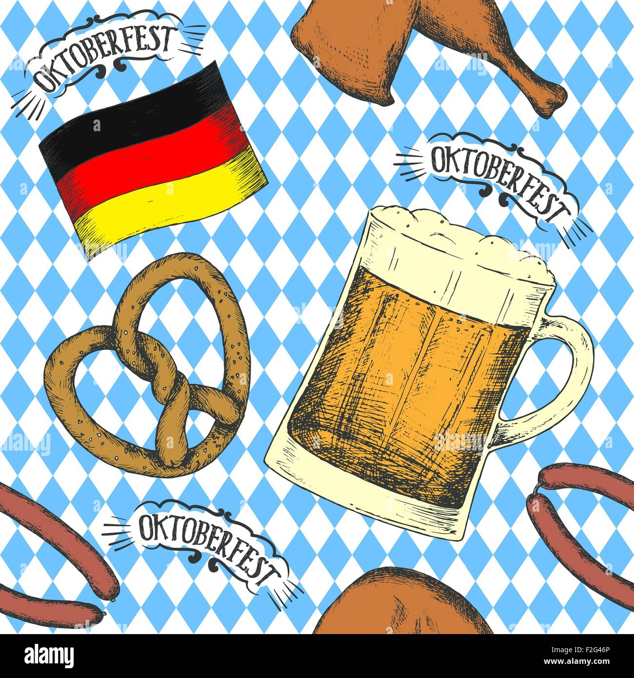 Oktoberfest vector illustration Stock Vector Image & Art - Alamy