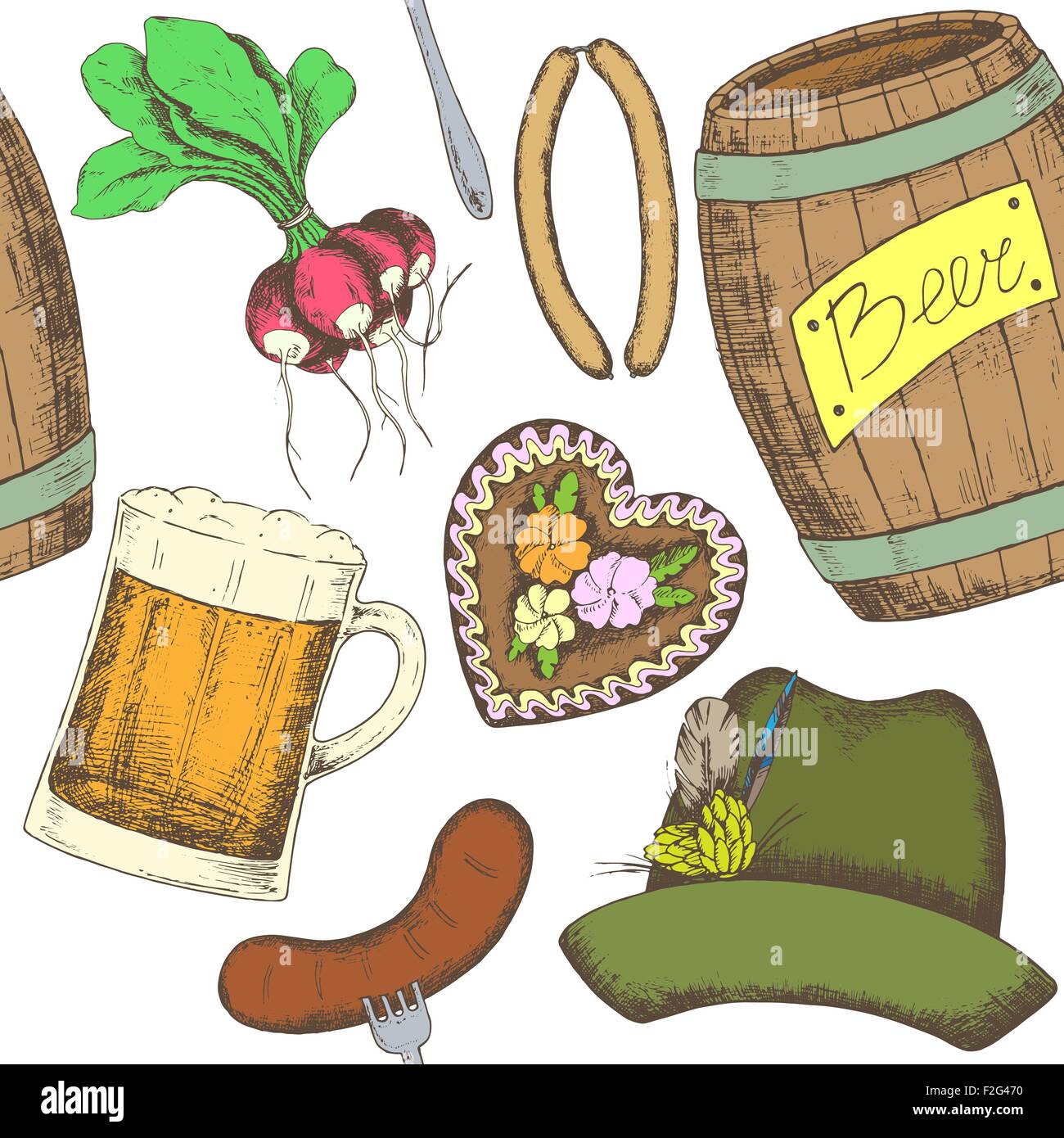 Oktoberfest vector illustration Stock Vector Image & Art - Alamy