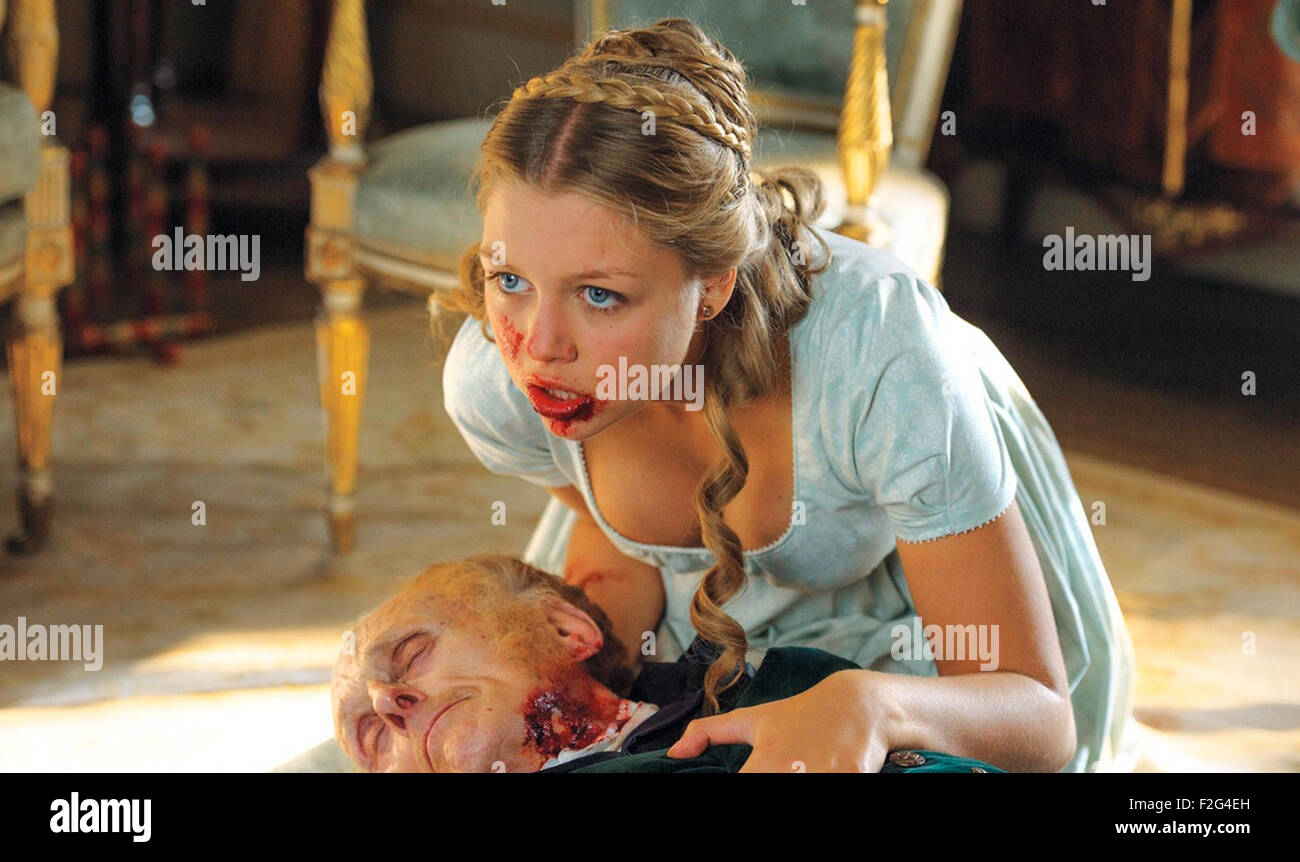 PRIDE AND PREJUDICE AND ZOMBIES 2016 Screen Gems film with Jess Radomska as Annabelle Netherfield Stock Photo