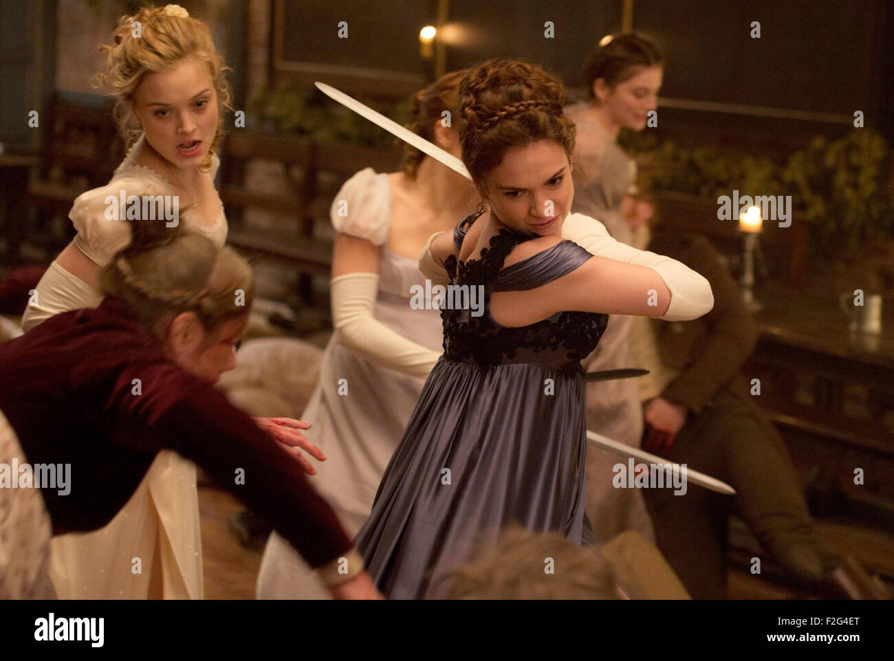 PRIDE AND PREJUDICE AND ZOMBIES 2016 Screen Gems film with Lily James