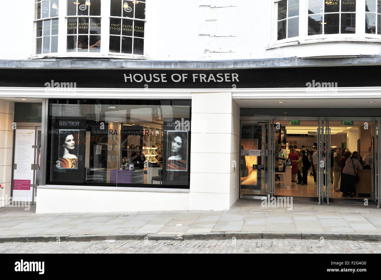 Guildford Surrey UK - House of Fraser department store in The High Street Stock Photo