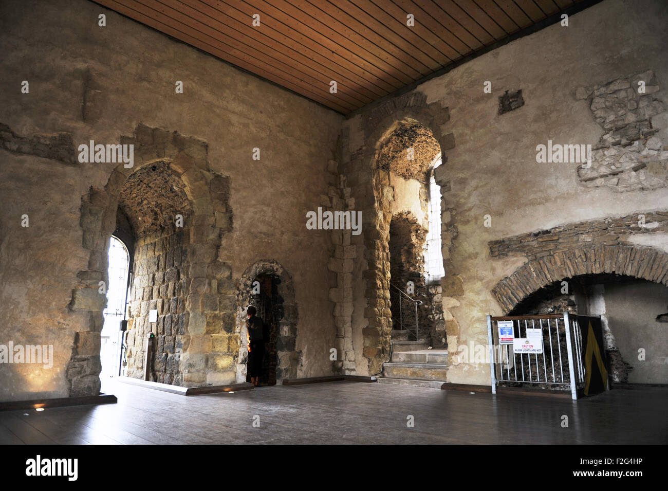 Guildford Surrey UK - The castle interior Stock Photo