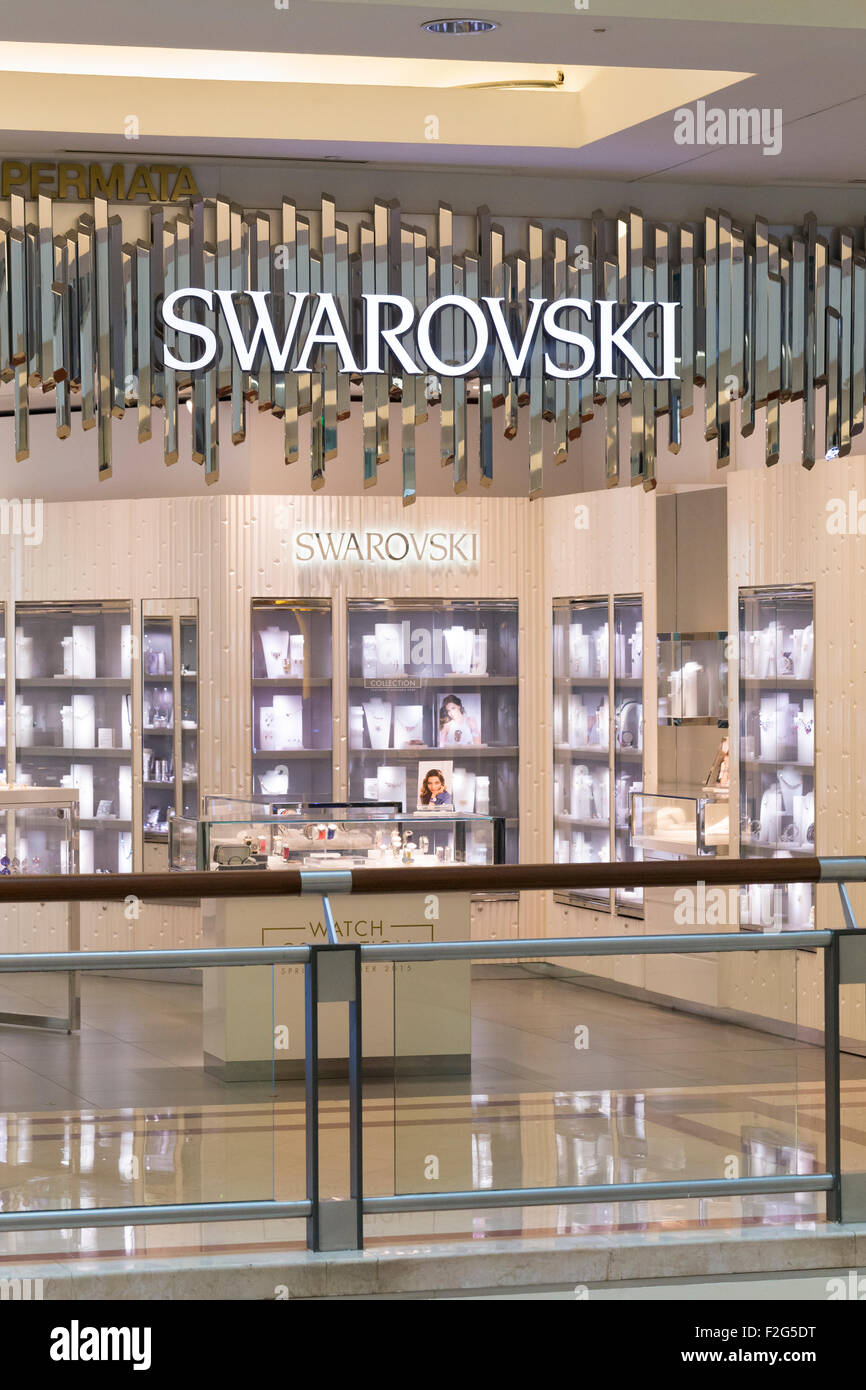 Swaroski store Stock Photo