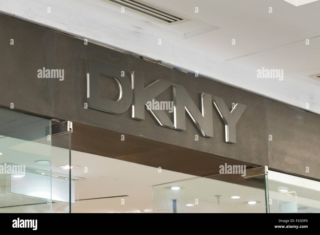 DKNY sign Stock Photo