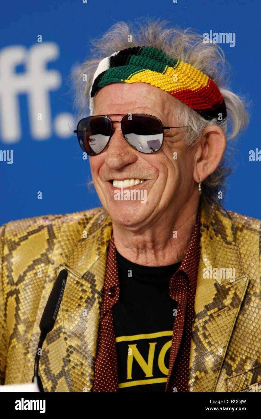 Musician Keith Richards attends the press conference of Keith Richards