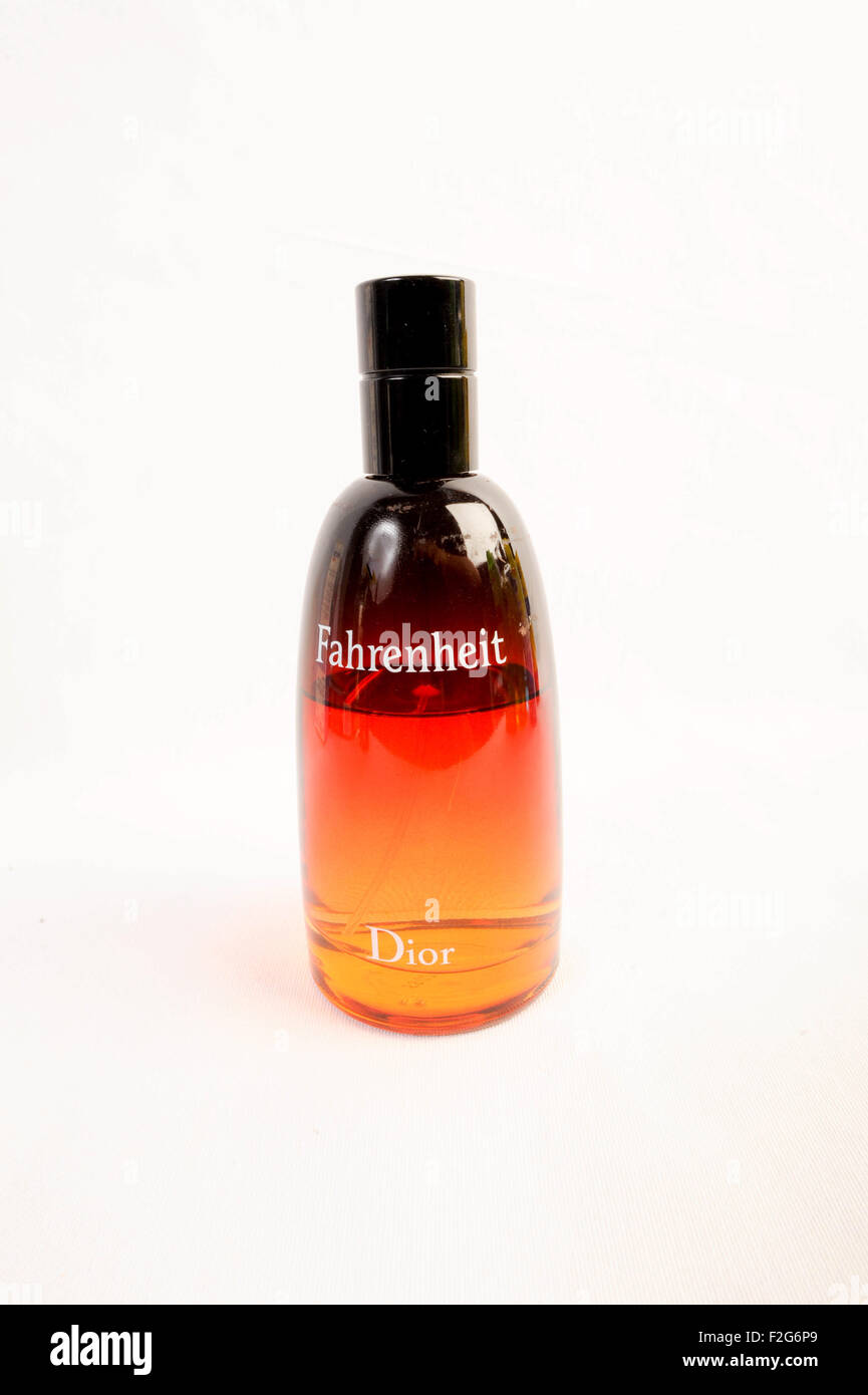 Perfume Dior Fahrenheit-Colonia Dior Fahrenheit Stock Photo