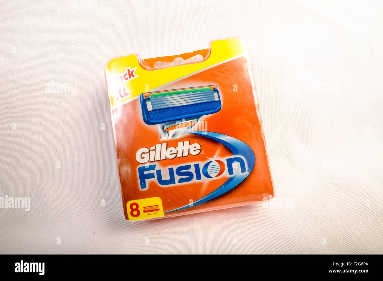 Razor Gillette- cuchilla Gillette Stock Photo