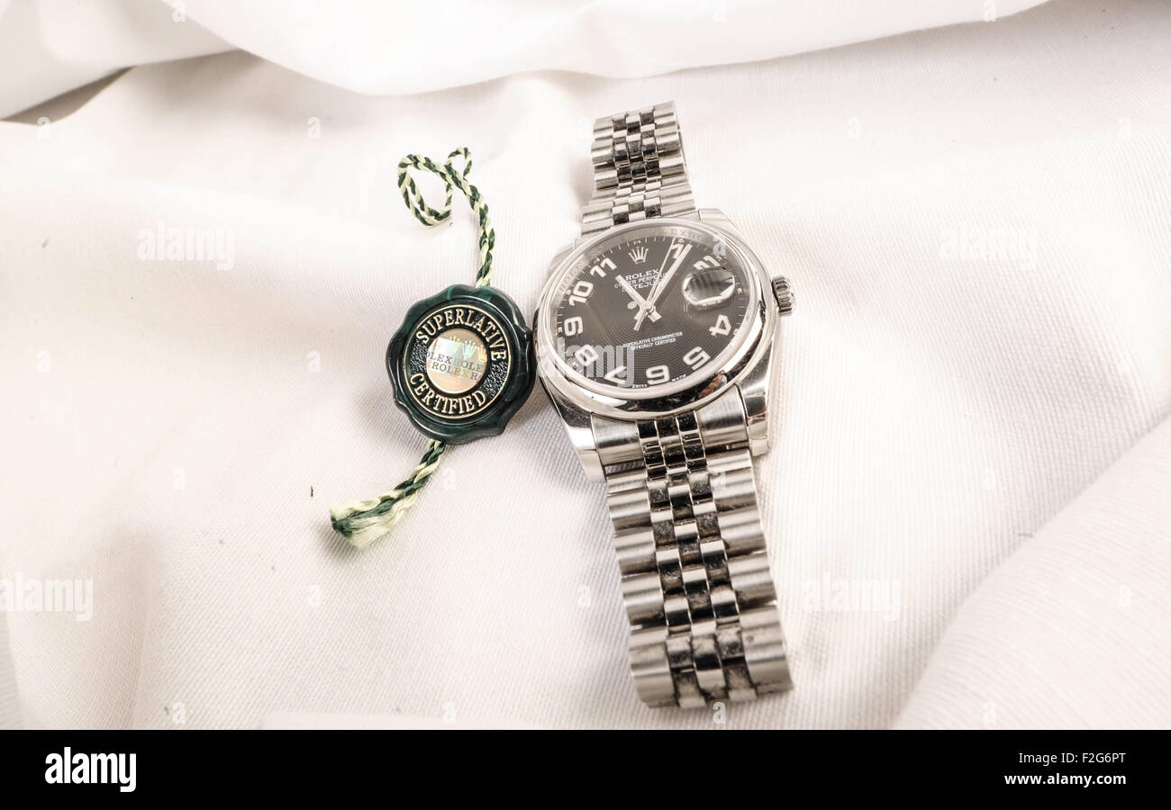 Rolex Watch Stock Photo