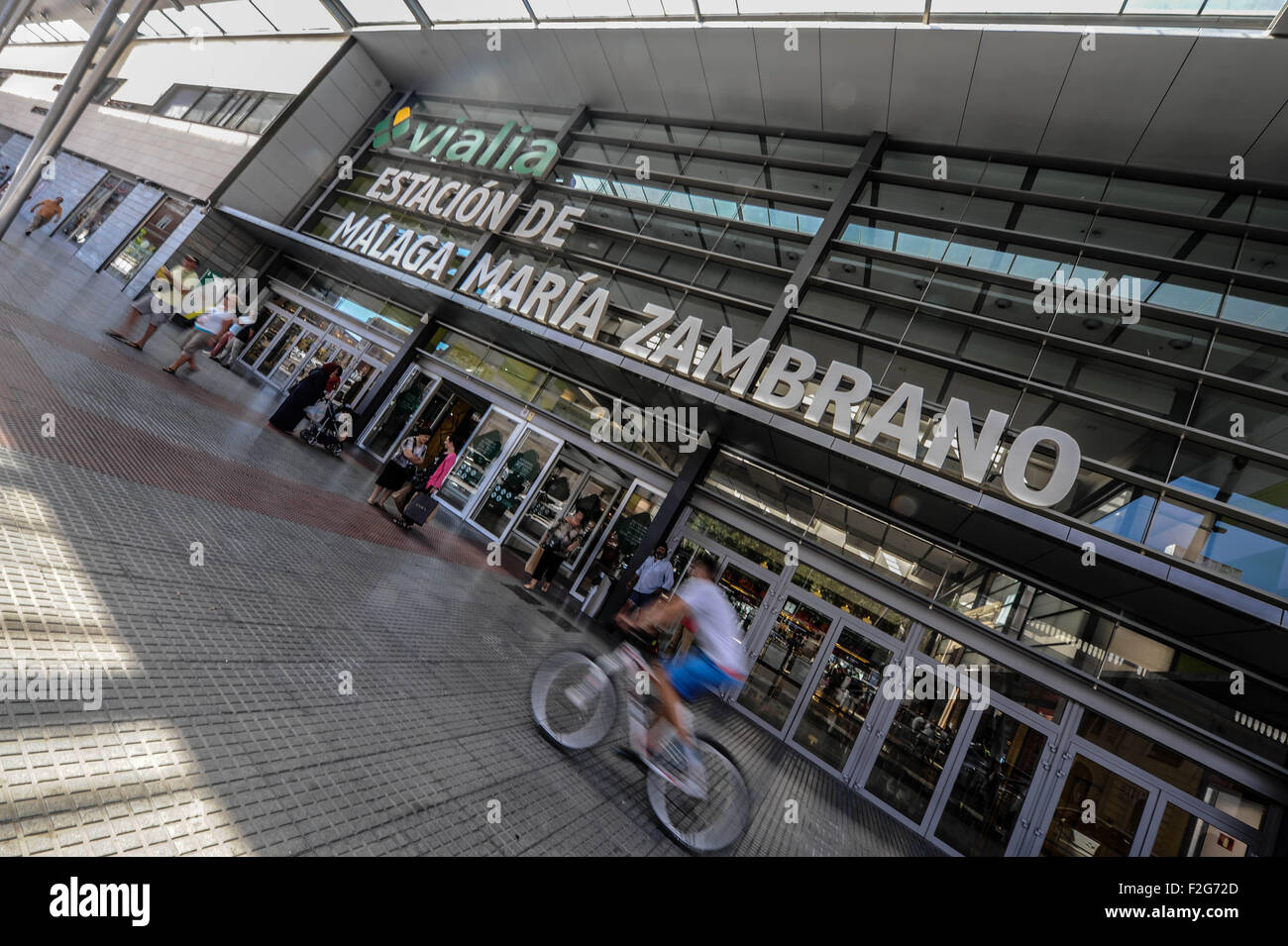 The train station entrance in Malaga,Spain María Zambrano Stock Photo Alamy The train station entrance in Malaga,Spain María Zambrano Stock Photo Alamy