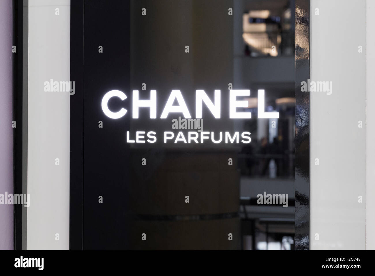 Chanel logo Stock Photo