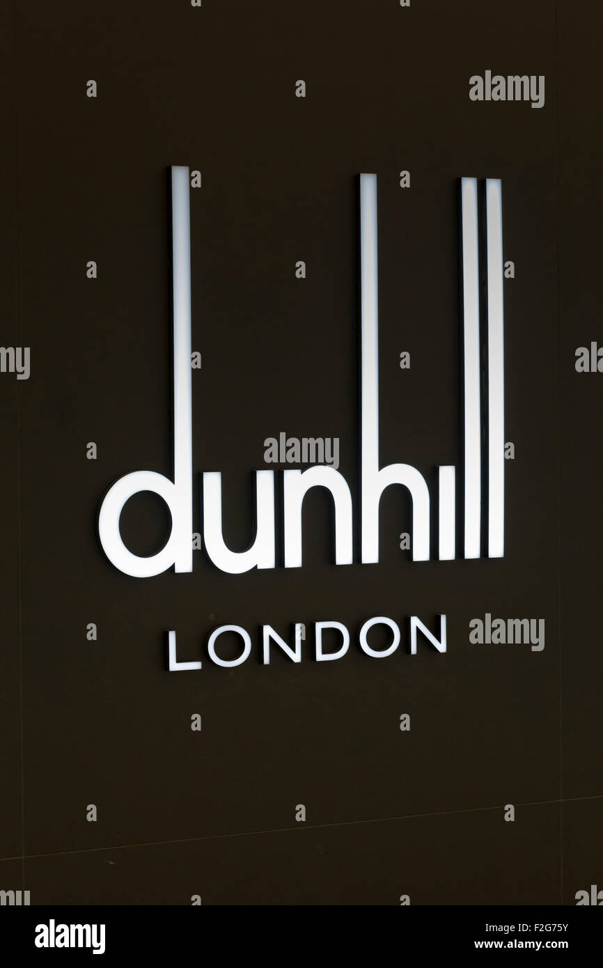 Dunhill logo hi-res stock photography and images - Alamy