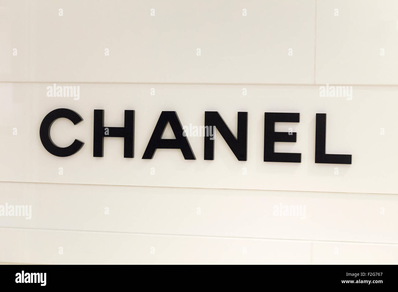 Chanel logo Stock Photo