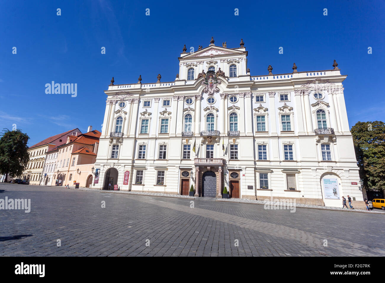 Archbishop Palace, Hradcany, Prague, Czech Republic, Europe Stock Photo