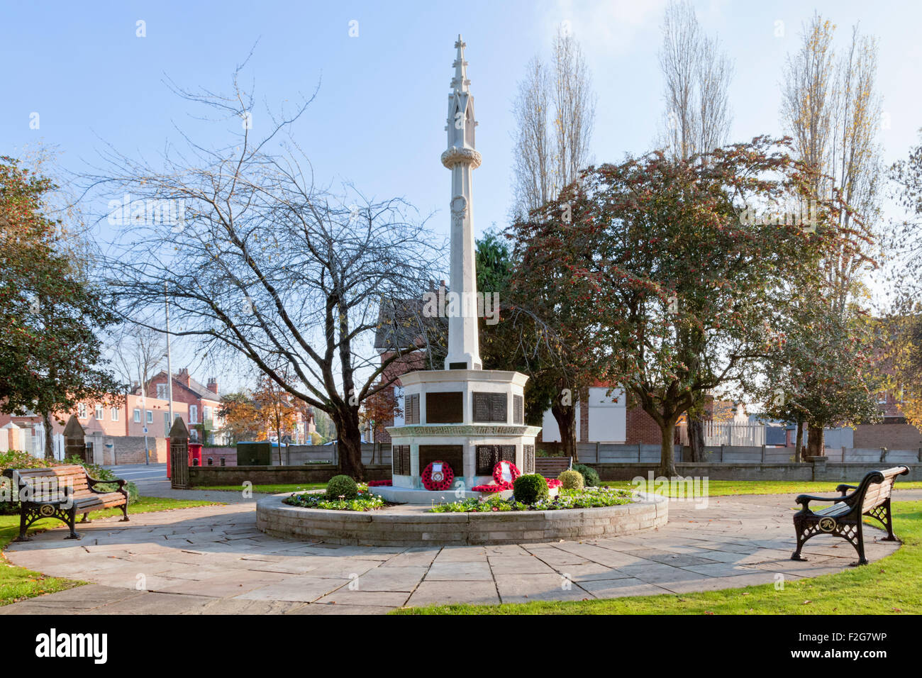 War memorial, West Bridgford, Nottinghamshire, England, UK Stock Photo