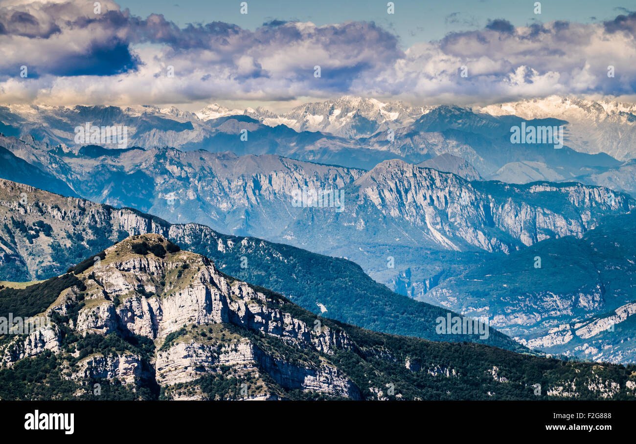 Views of the Dolomites, Italian alps famous worldwide Stock Photo - Alamy