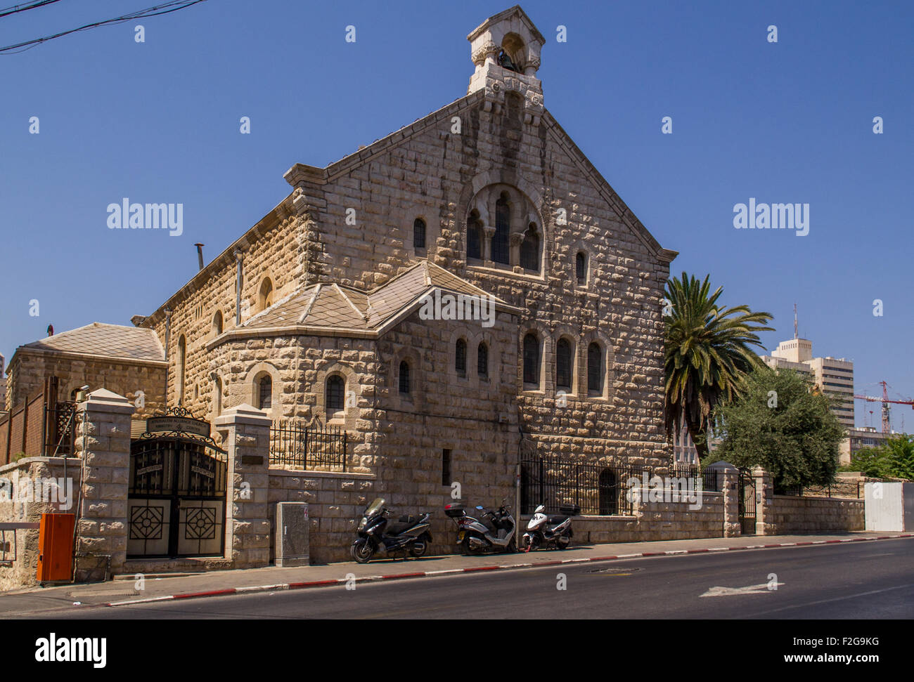 Jerusalem Alliance Church Building,Israel Stock Photo Alamy