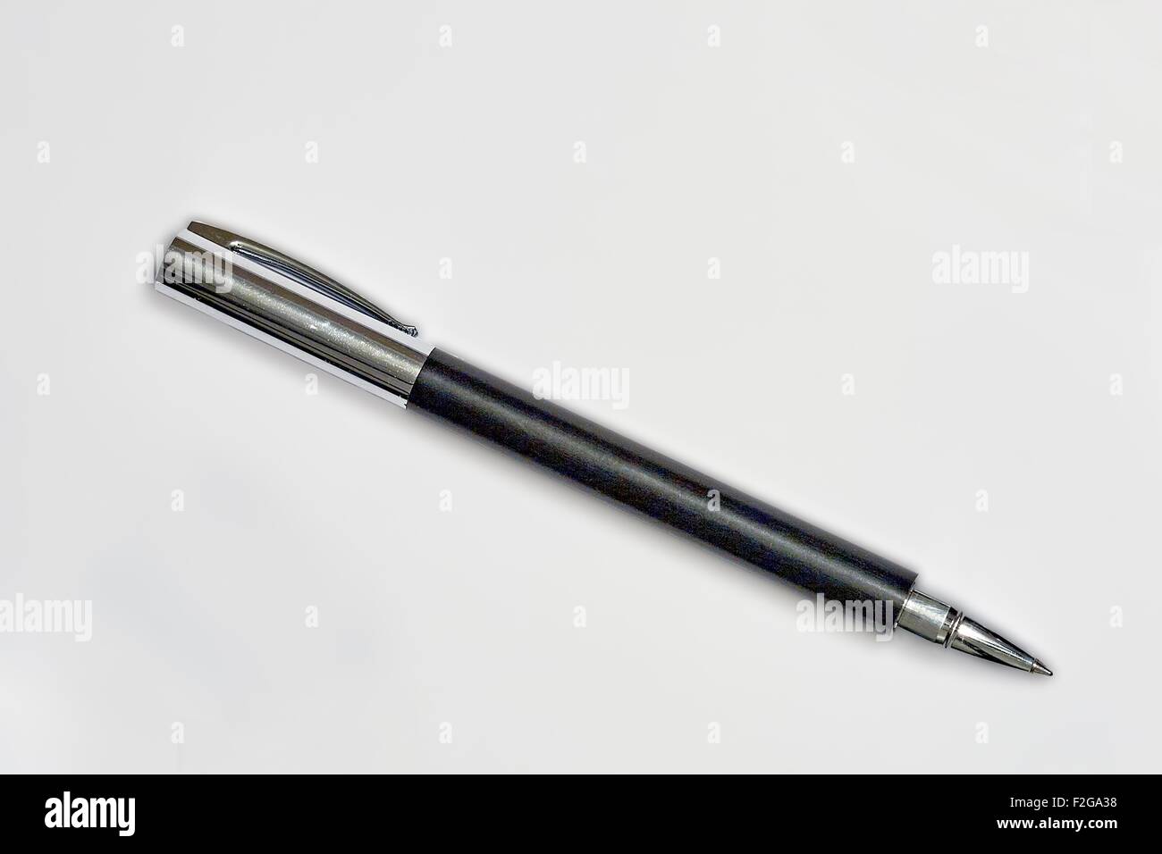 Faber-Castell Ambition Precious Resin Black Rollerball Pen Engineers or Architects Pen Stock Photo