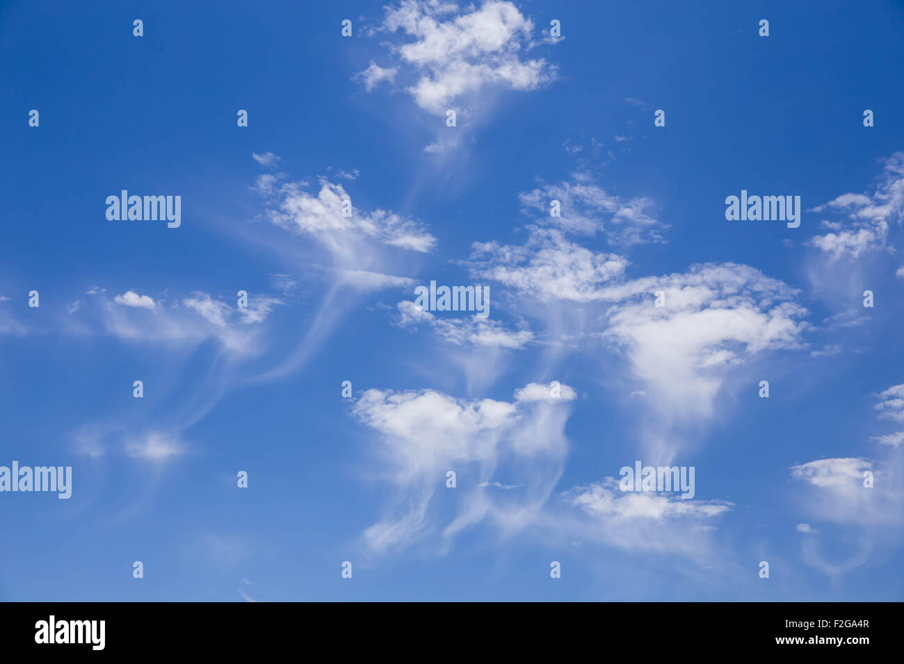 Pattern of clouds in the sky Stock Photo - Alamy