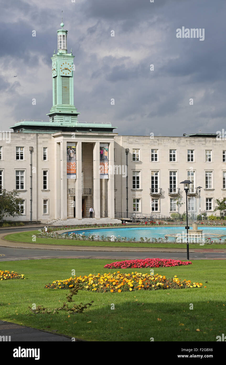 Walthamstow Townhall and gardens, London Borough of Waltham Forest Stock Photo