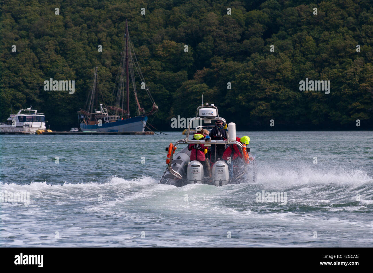Fast Rib Boat Mod Rib boat speeding hi-res stock photography and images - Alamy