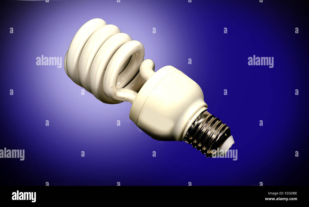 Energy Saving Compact Fluorescent Light Bulb Stock Photo Alamy