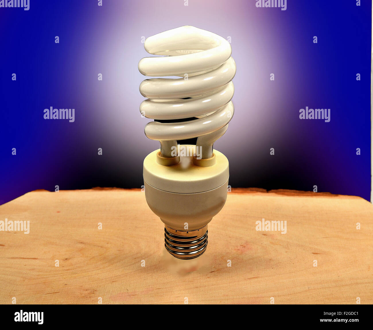 Energy Saving Compact Fluorescent Light Bulb Stock Photo Alamy