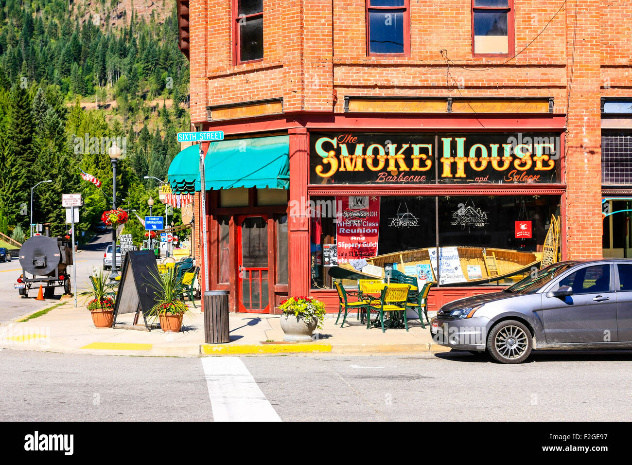 The Smoke House restaurant in the historic city of Wallace and set in